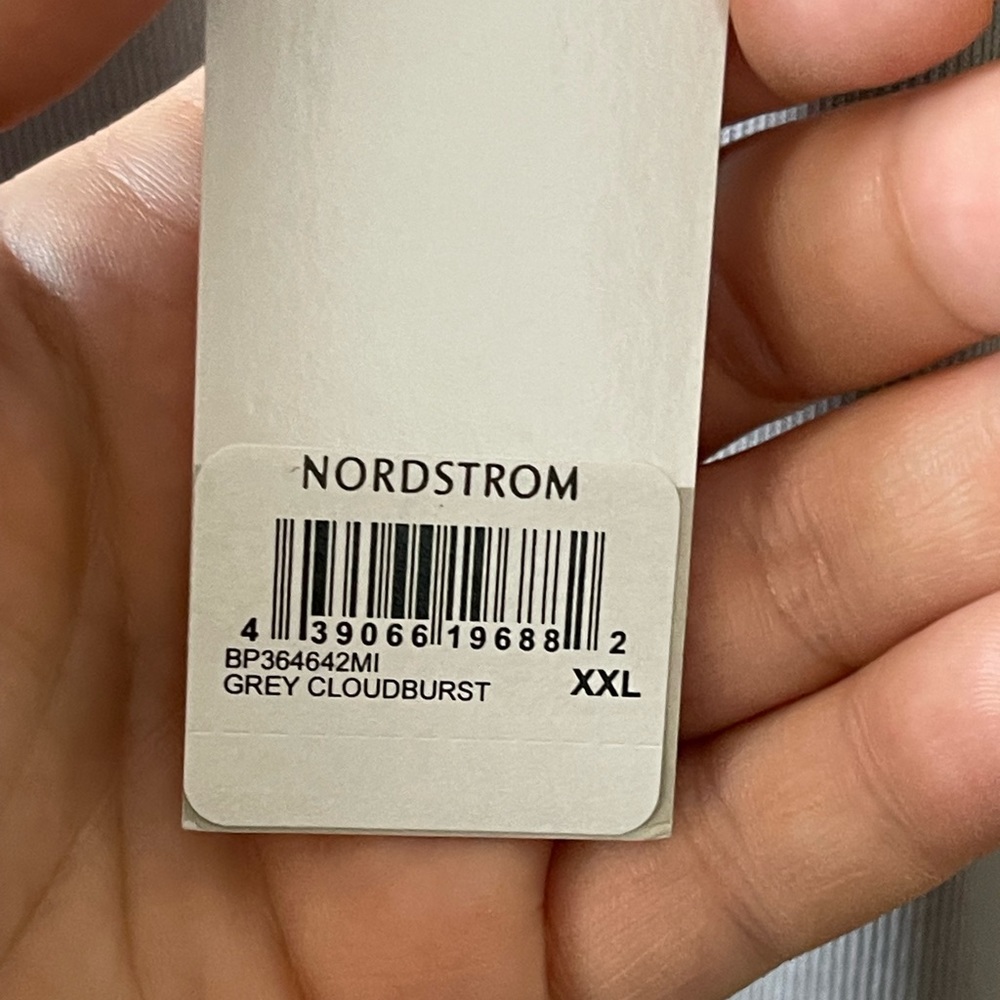 Nordstroms BP Sleeveless Cloudburst Grey Button Down Dress in XXL - Picture 5 of 6